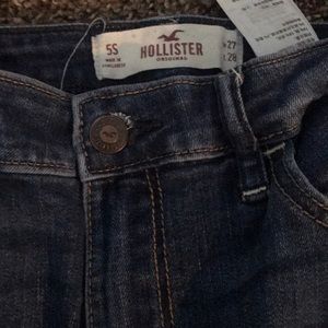 Dark washed Hollister jeans